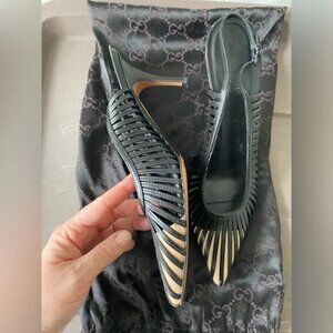 RARE Tom Ford for Gucci Cage Heels – Size 9B – Iconic Early 2000s Design